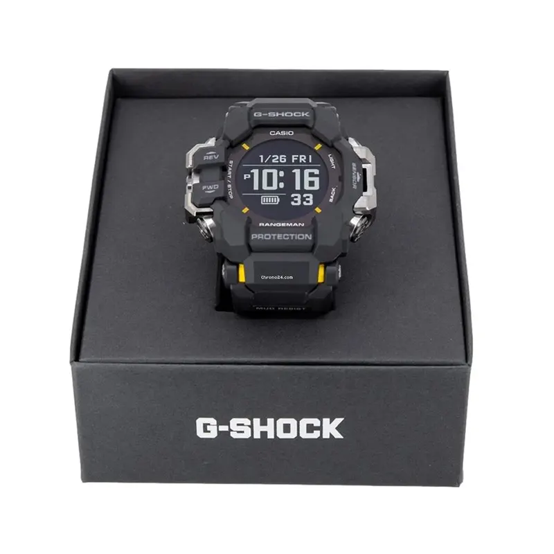 Casio G-Shock Rangeman MASTER OF G-LAND Solar Power GPS Tracker Men's Watch- GPR-H1000-1